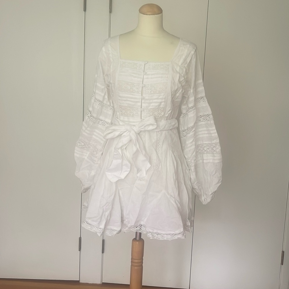 NWT Jen's Pirate Booty Belmont Kelly Mini Dress Gardenia Lace Women's Size XS